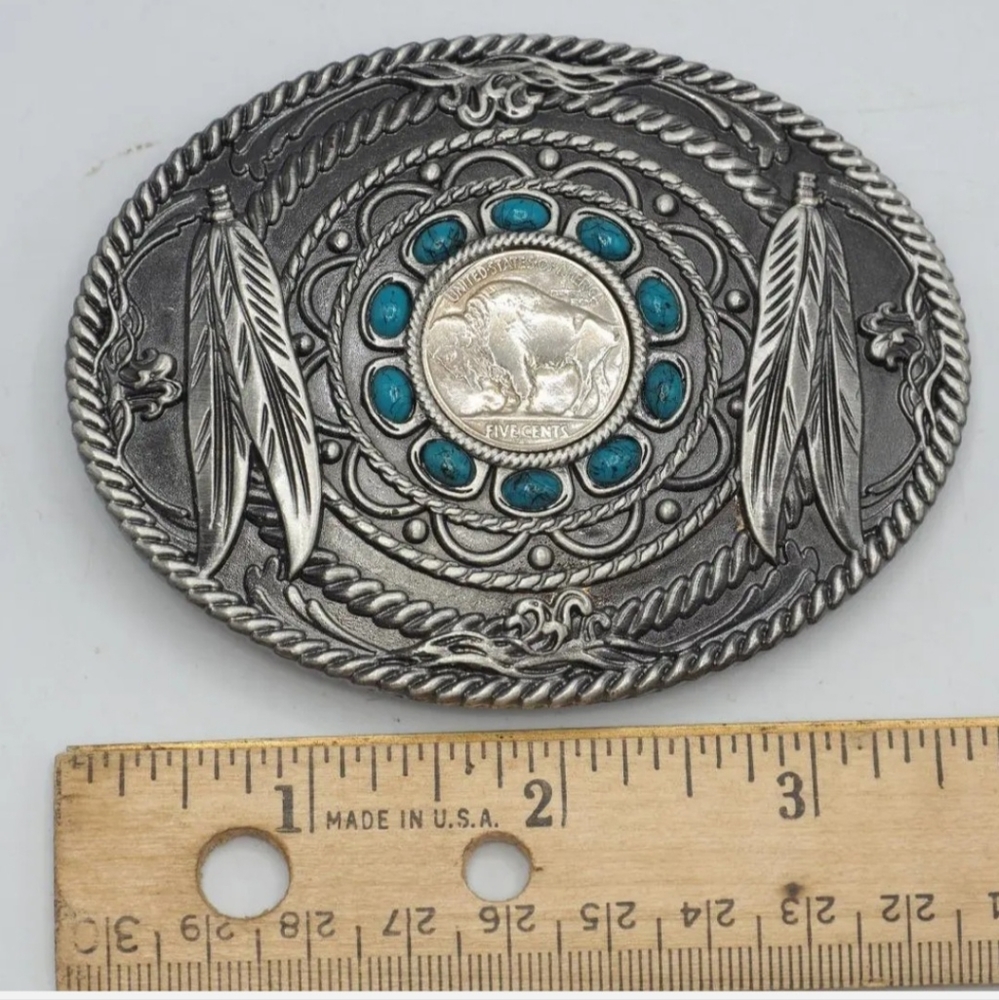 Buffalo Nickel Coin belt buckle